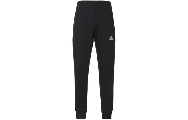 adidas Casual Sports Training logo Bundle Feet Long Pants Black