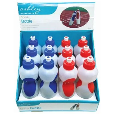 Ashley Housewares Sports Water Bottle 600ml - Case of 12
