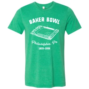Baker Bowl T Shirt | Baker Bowl Heather Kelly T Shirt