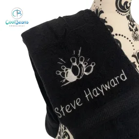 Bowling Skittles Towels - Personalised
