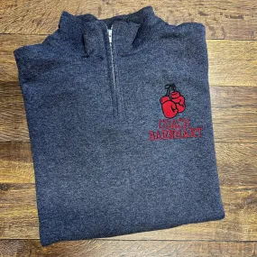 Boxing Coach Personalized Quarter Zip Sweatshirt