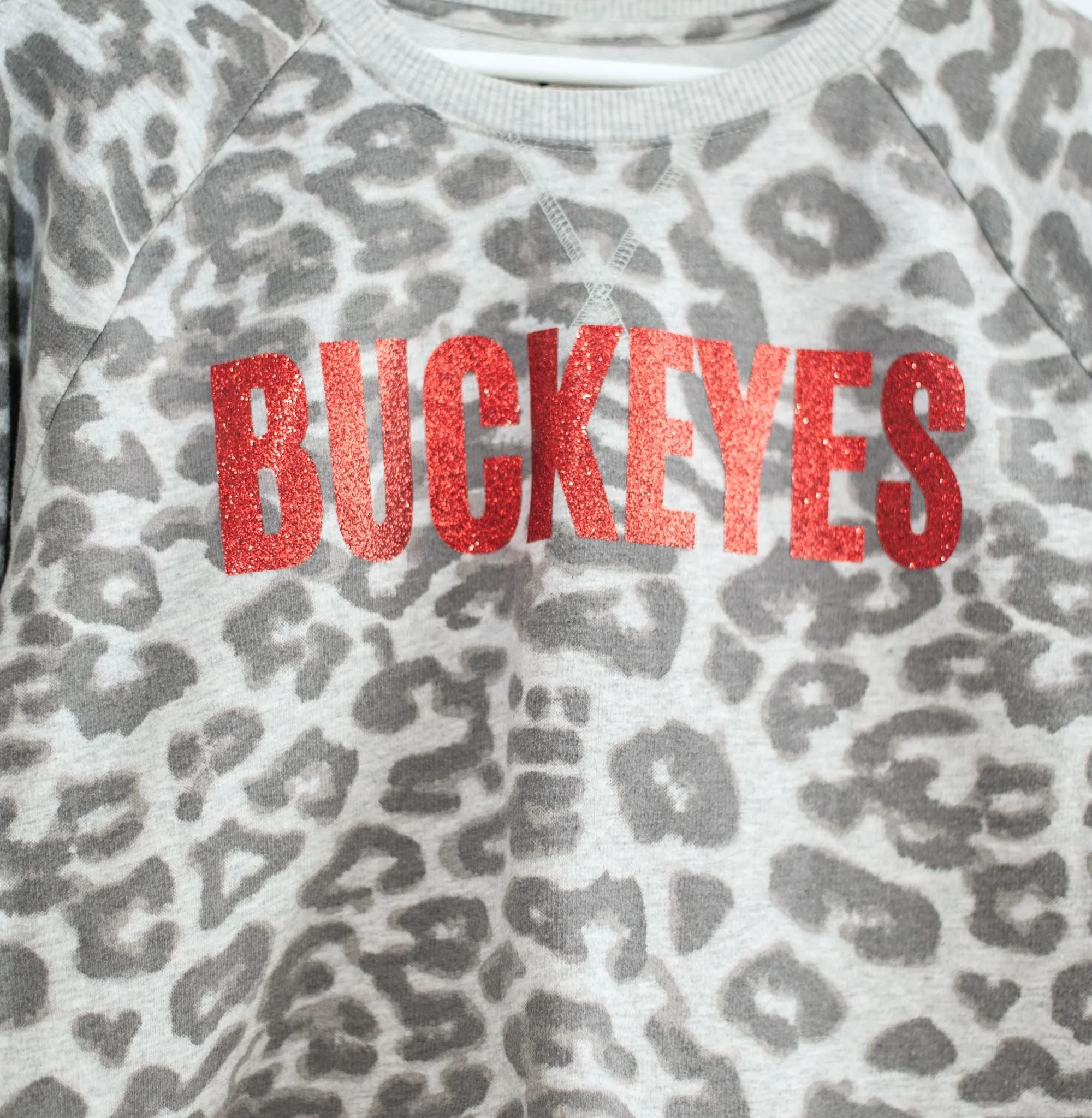 Buckeyes Leopard Rework Top
