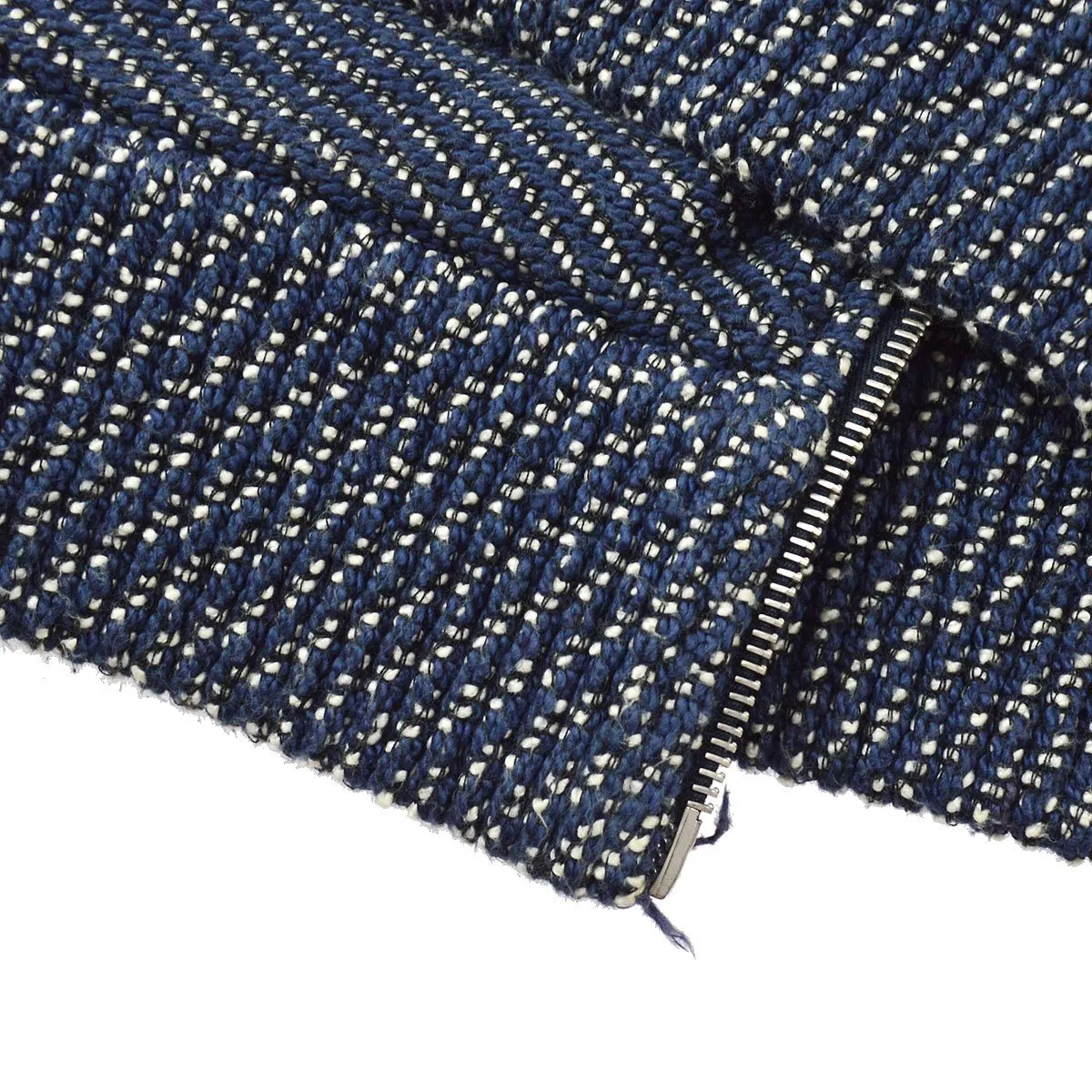 CHANEL 2002 Sports knitted zipped jacket #44