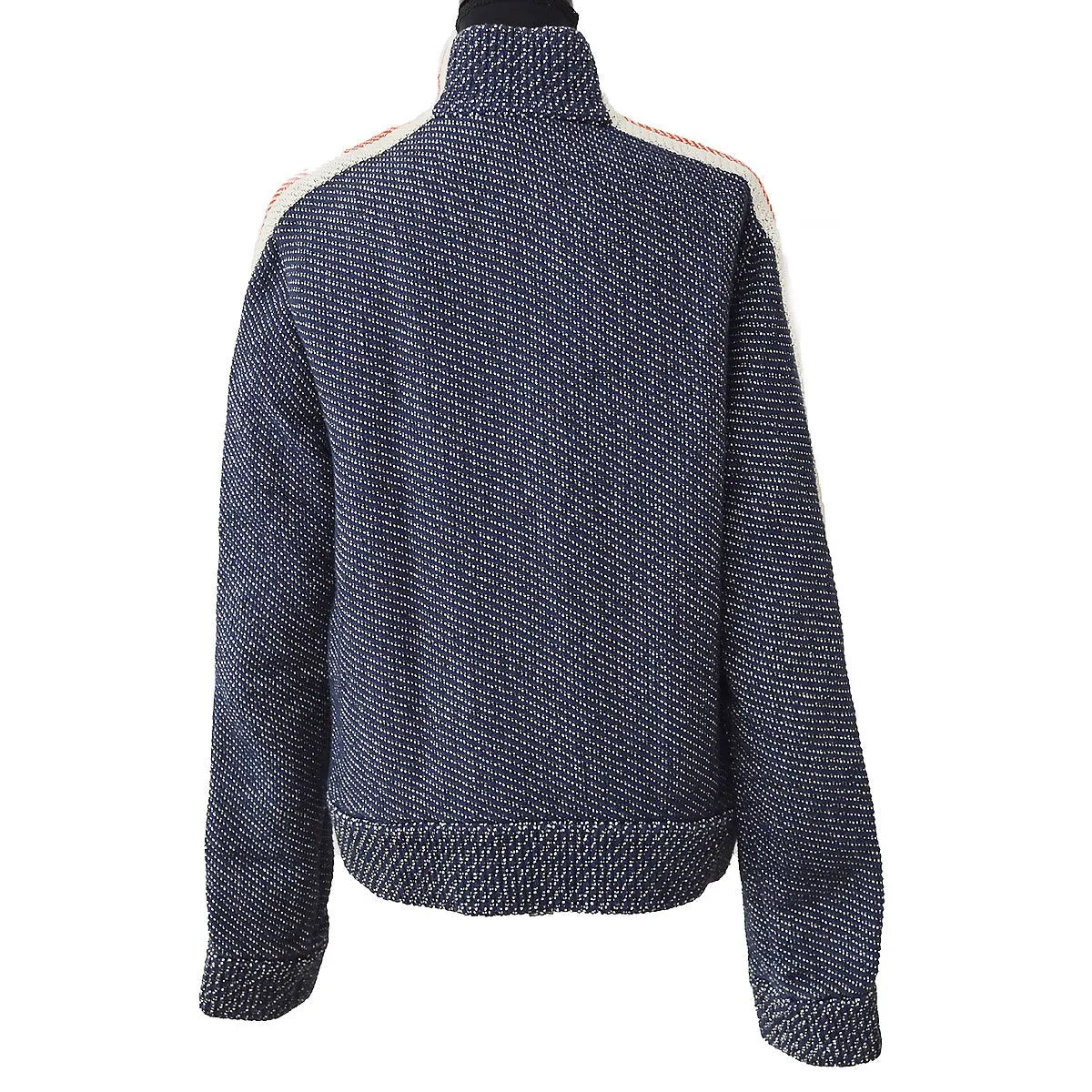 CHANEL 2002 Sports knitted zipped jacket #44