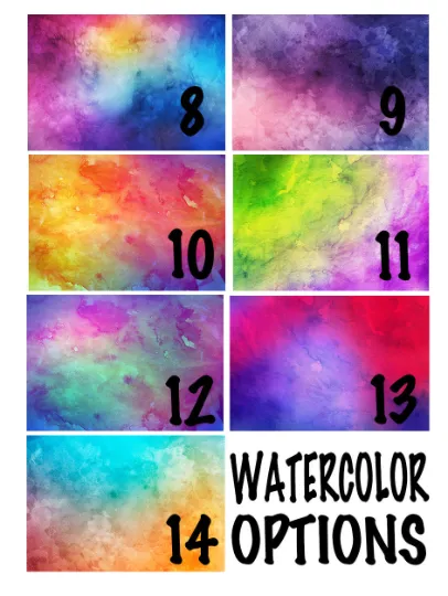 Custom Arm Sleeves - Watercolors - Single or Pair - Choose Your Background