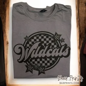 Custom Checker Mascot DTG Printed Tee