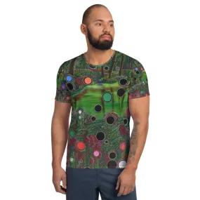 David Heatwole Particles All-Over Print Men's Athletic T-shirt