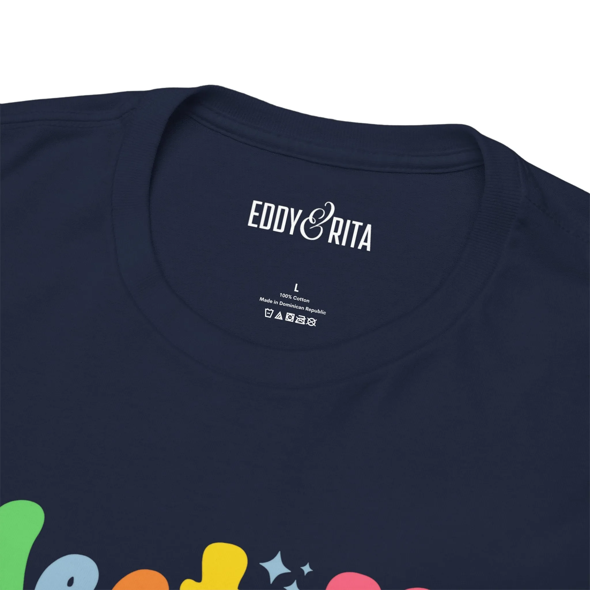 Eddy and Rita Women's Heavy Cotton T-Shirt - "Meet Me at the Net Pickleball" Graphic Tee for Pickleball Enthusiasts