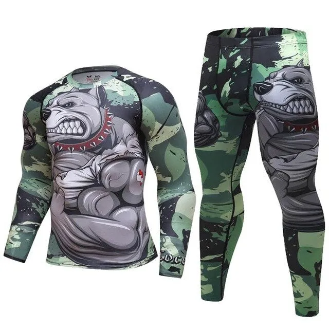 Fitness Gym Tights Suit