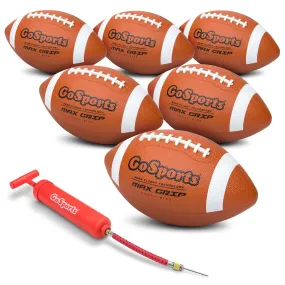 GoSports Youth Size Rubber Footballs
