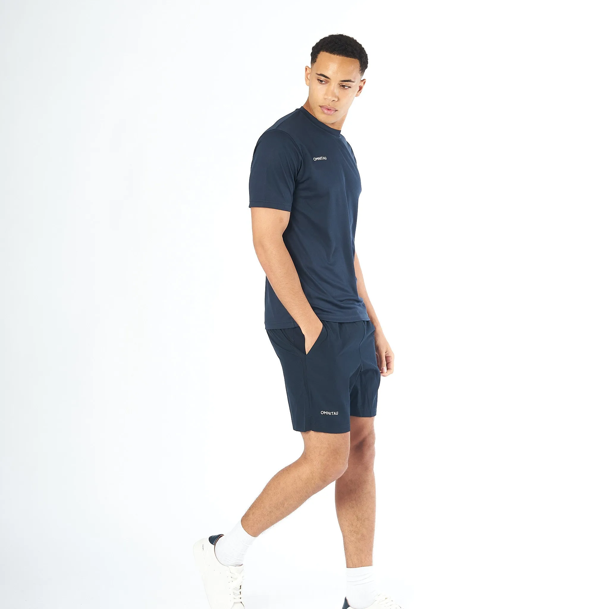 Omnitau Men's Core Athletics Shorts - Navy