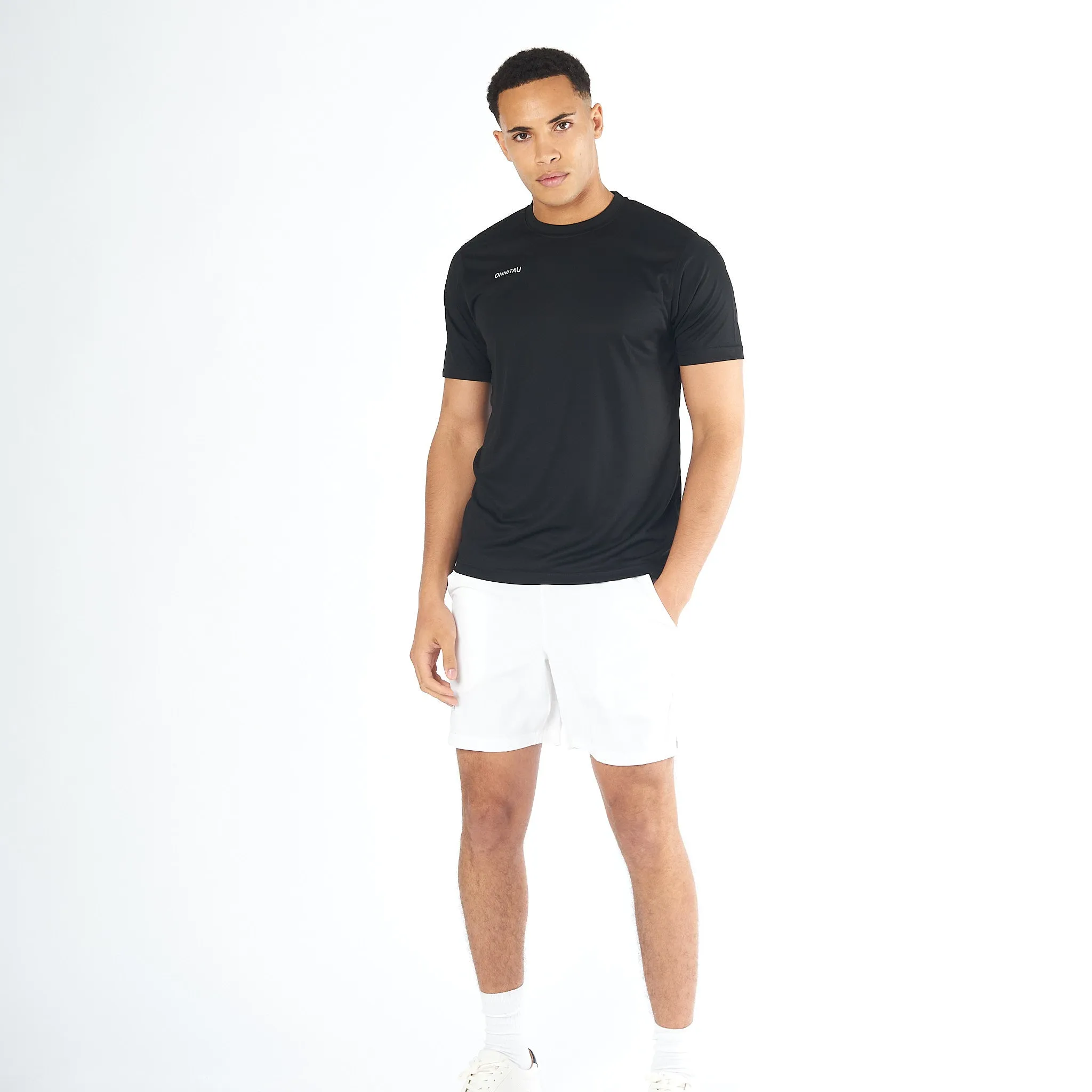 Omnitau Men's Core Athletics Shorts - White