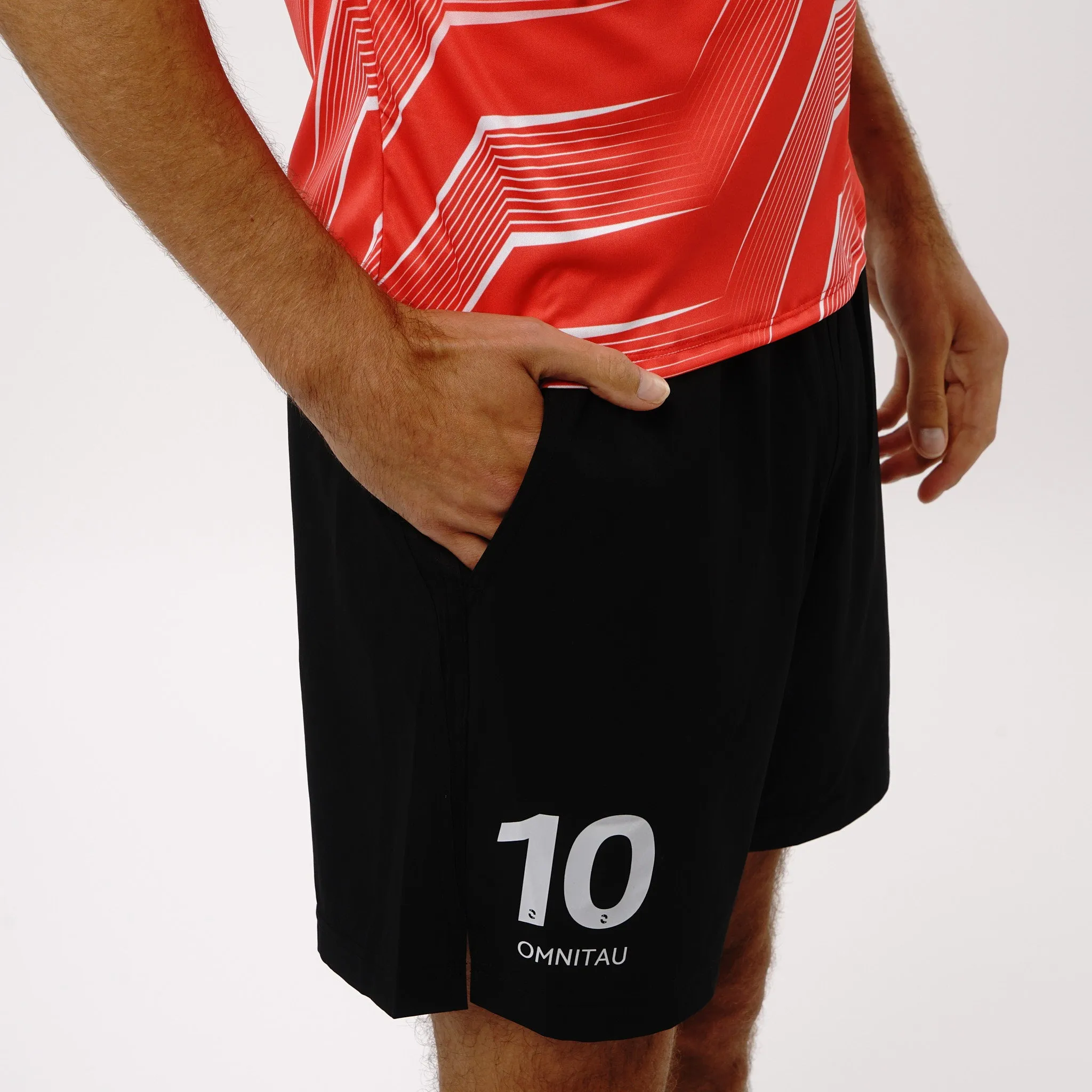 Omnitau Men's Core Football Shorts - Black