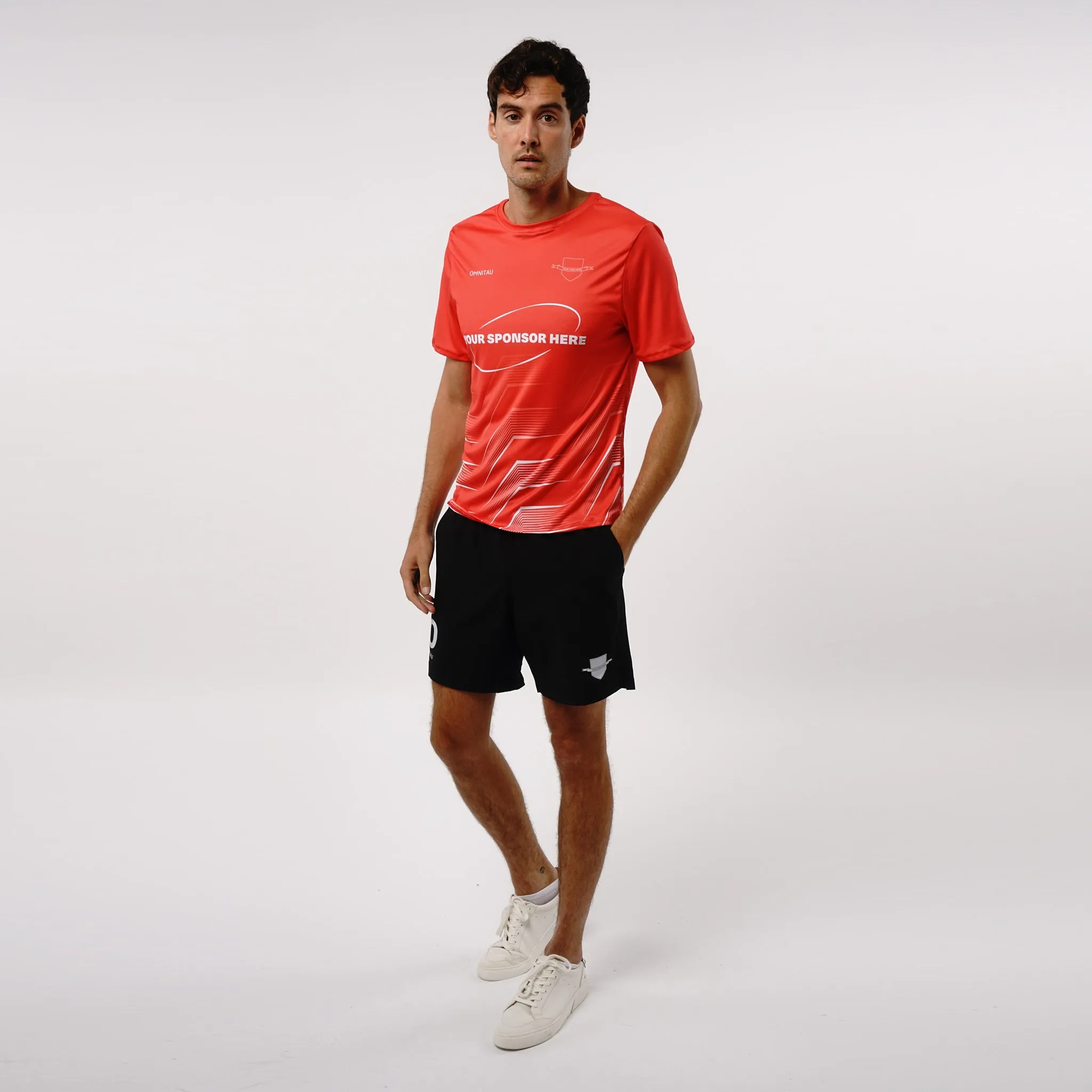 Omnitau Men's Core Football Shorts - Black
