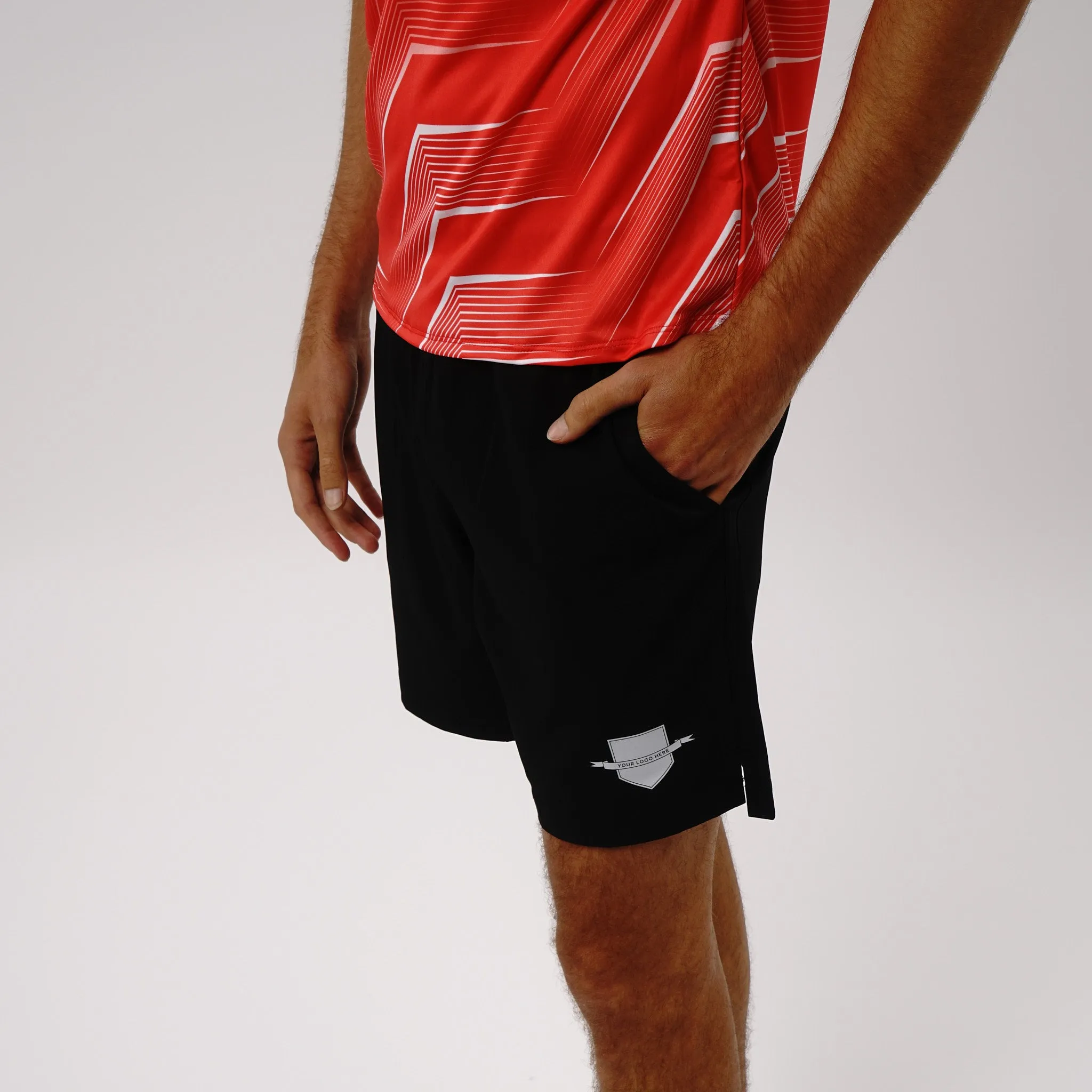 Omnitau Men's Core Football Shorts - Black