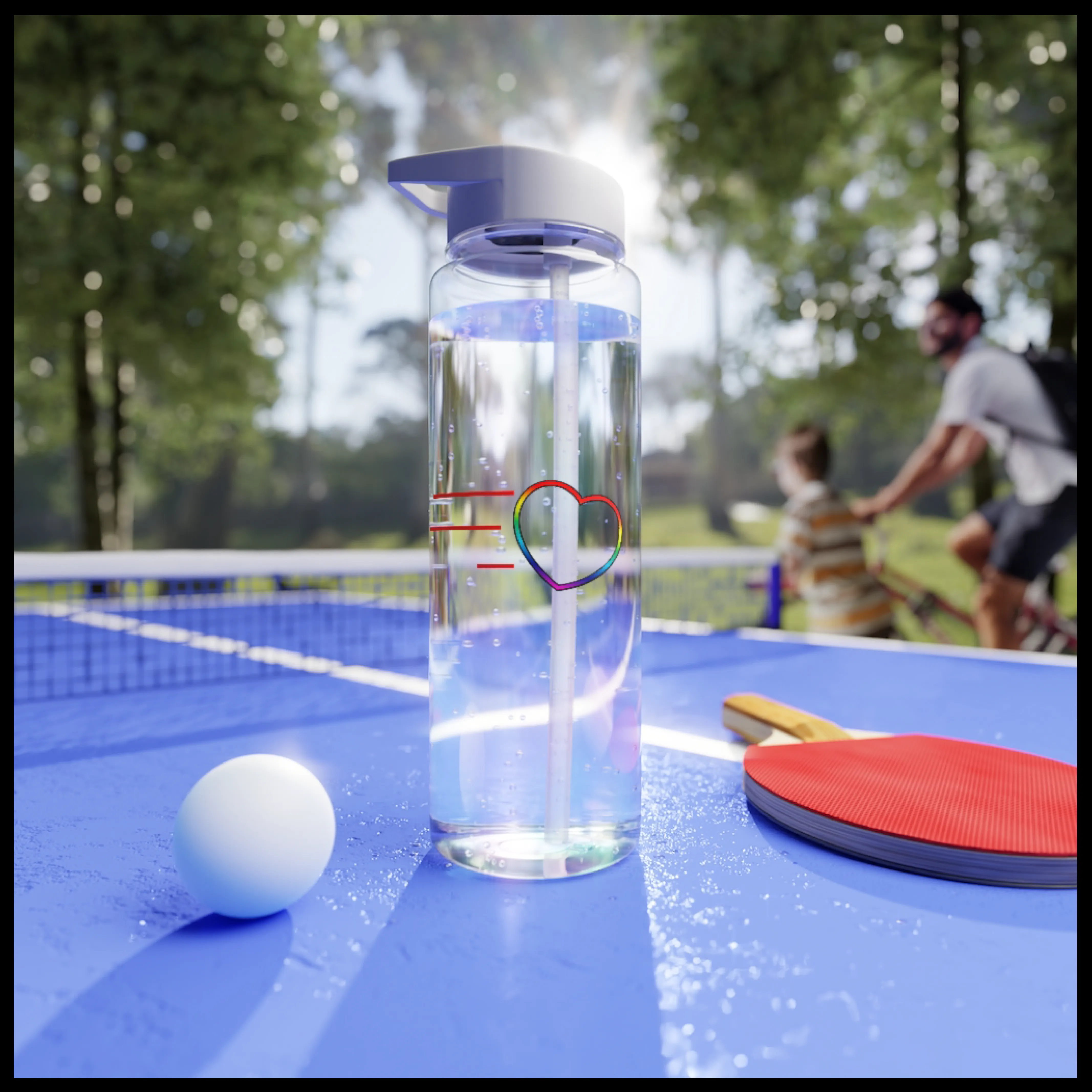 Pridees Tritan Water Bottle