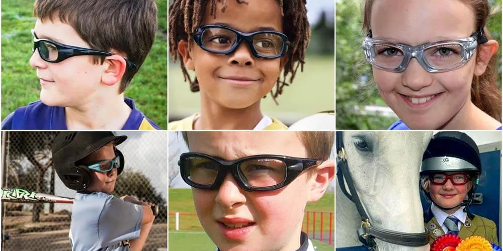PROGEAR® Eyeguard | Kids Sports Glasses (4 sizes) | 18 colors