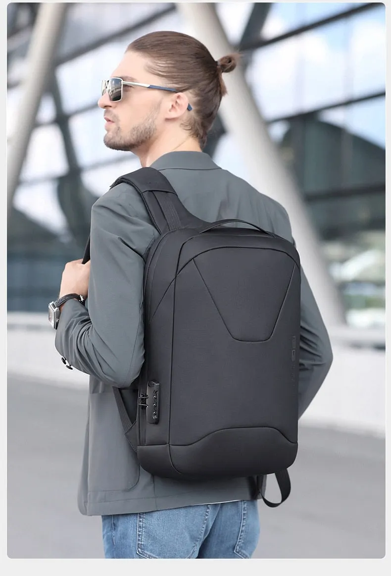 School Smart Anti Theft Waterproof Laptop 15.6 Backpack with USB Charging Port