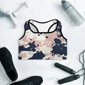 SPLATTERED COLLECTION Padded Sports Bra