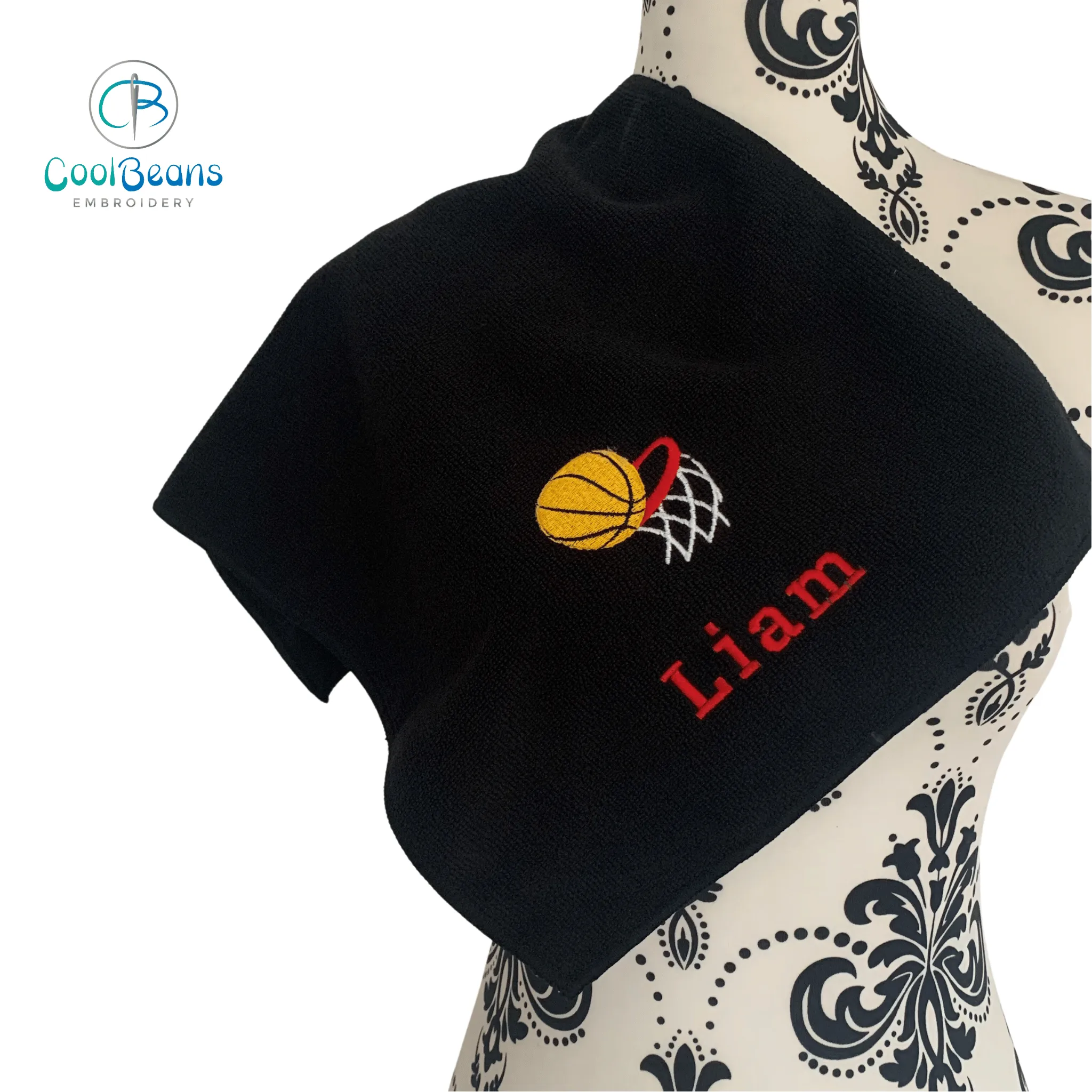 Sports - Basketball Microfibre Towel - Personalised