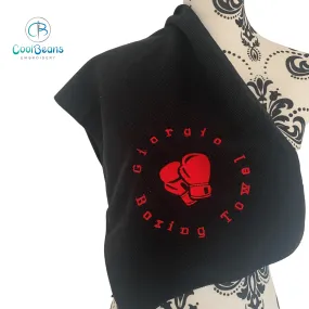 Sports - Boxing (Circular Text) Microfibre Towel - Personalised
