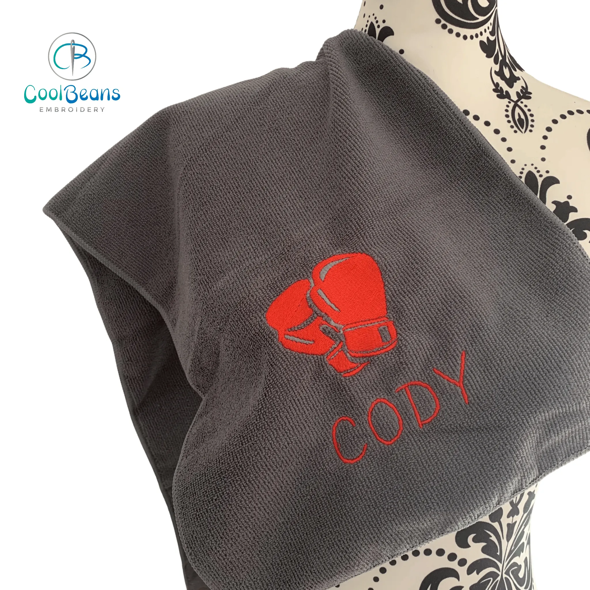 Sports - Boxing Microfibre Towel - Personalised