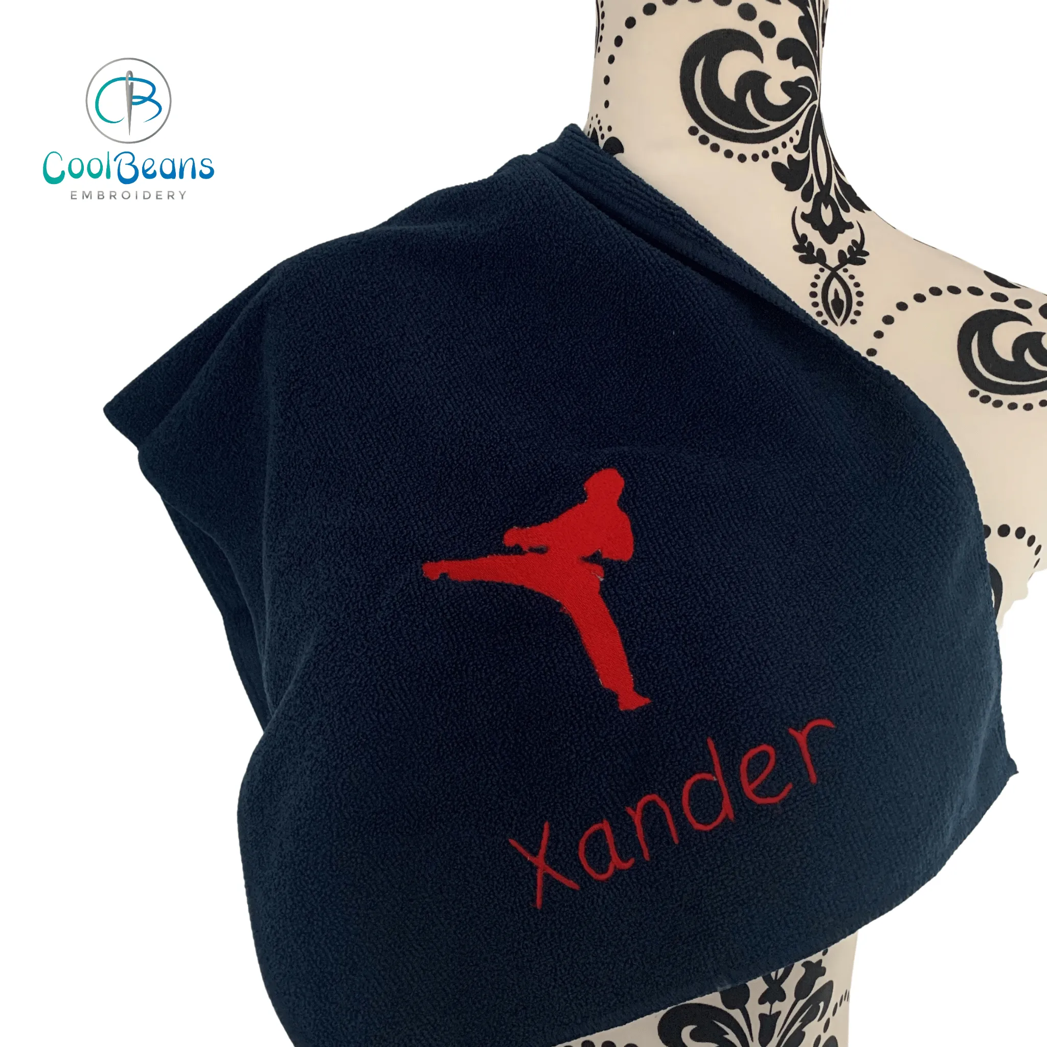 Sports - Karate Microfibre Towel - Personalised