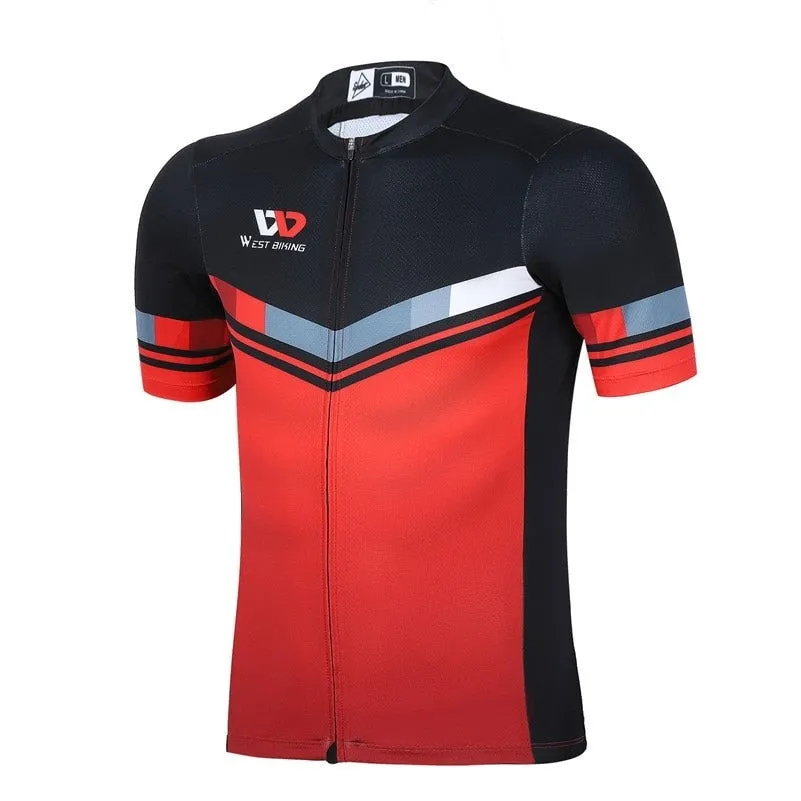 Summer Sports Cycling Jerseys Set Breathable Quick Dry MTB Bicycle Clothes Gel Pad Cycling Sets Short Sleeve Suit