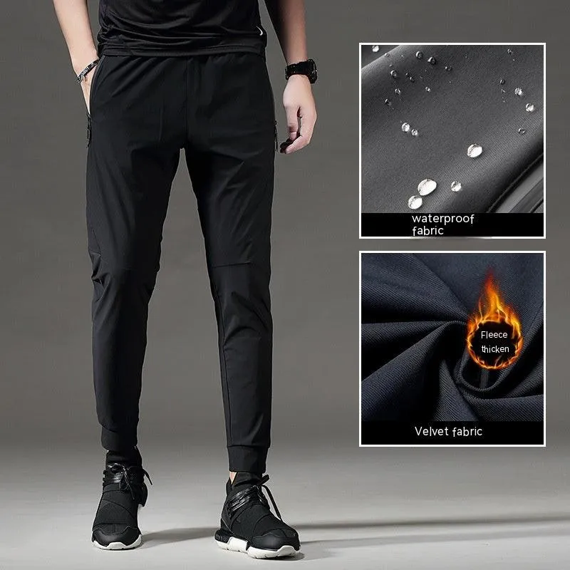 Waterproof  Elastic Fitness Sports And Leisure Running Trousers