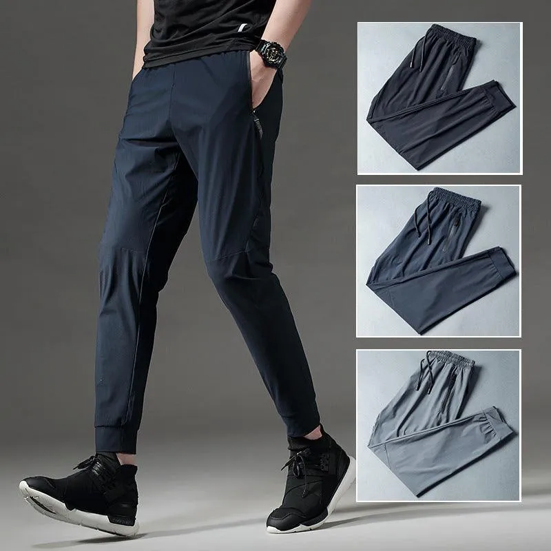 Waterproof  Elastic Fitness Sports And Leisure Running Trousers