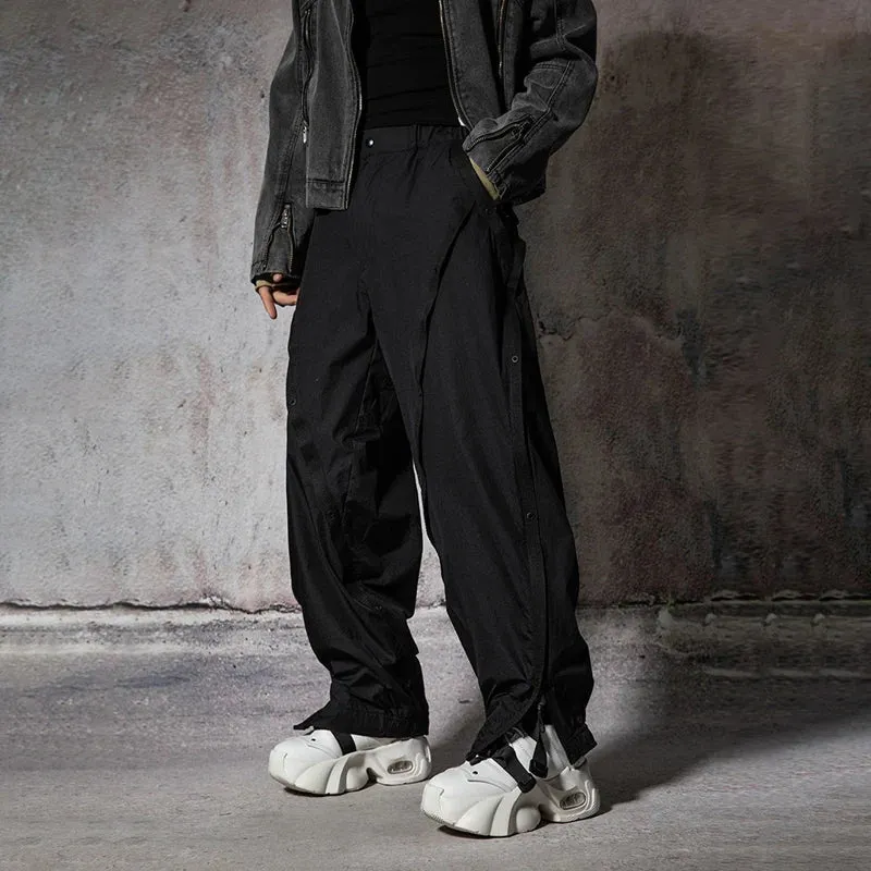 Wiaofellas  -  Brand Three Defenses Cargo Man Pants Summer Outdoors Techwaer Sports Nylon Pants Mens Baggy Running Casual Clothes