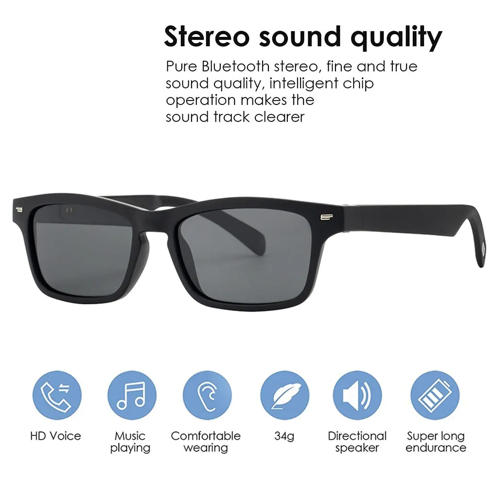 Wireless Bone Conduction Sports Glasses with Bluetooth for Phone
