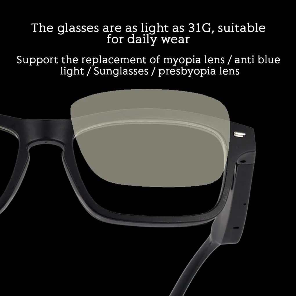 Wireless Bone Conduction Sports Glasses with Bluetooth for Phone