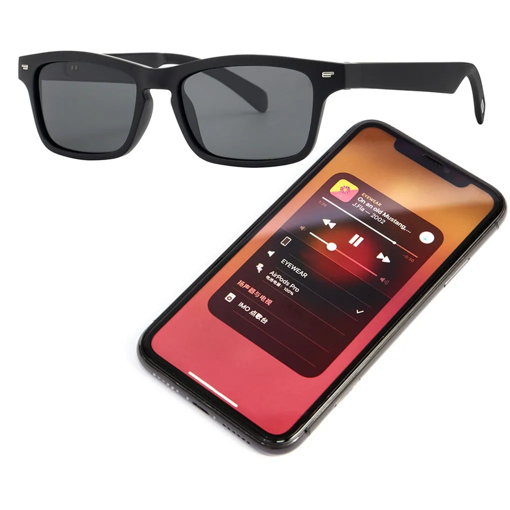 Wireless Bone Conduction Sports Glasses with Bluetooth for Phone